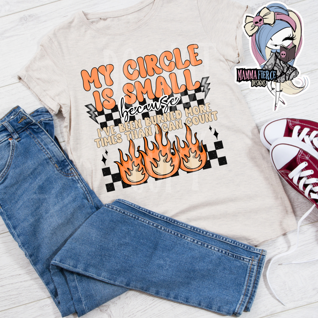 Small circle tee - Mamma Fierce Designs